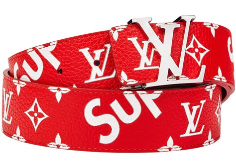 did louis vuitton make a supreme belt|Louis Vuitton monogram belt black.